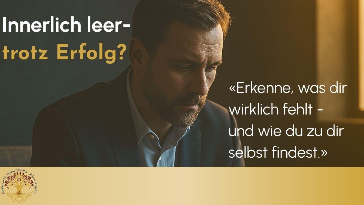 innerlich leer trotz Erfolg – nachdenklicher Mann